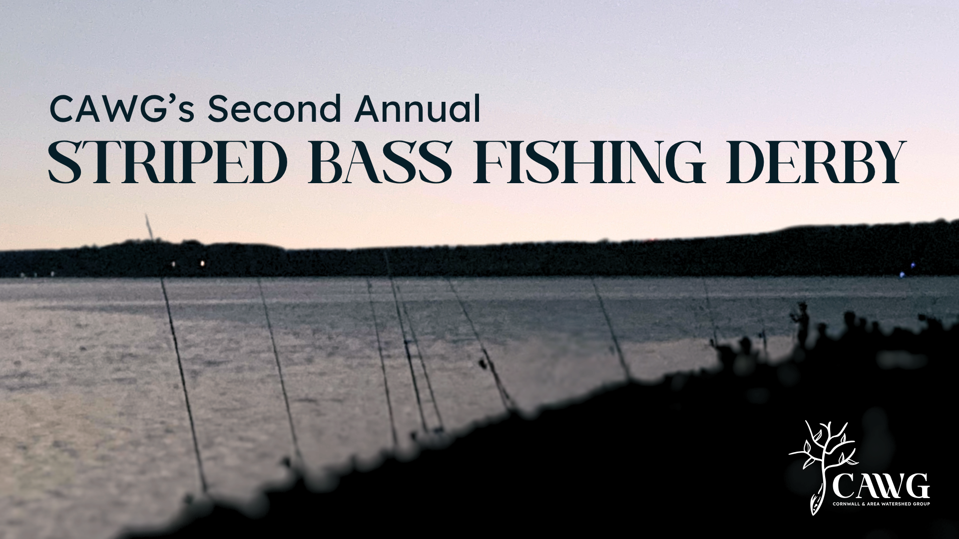 Striped Bass Fishing Derby Fundraiser Logo